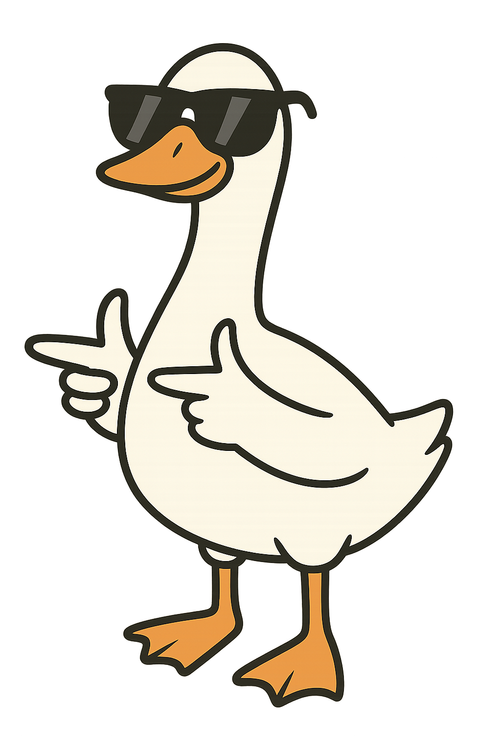 Silly Goose mascot